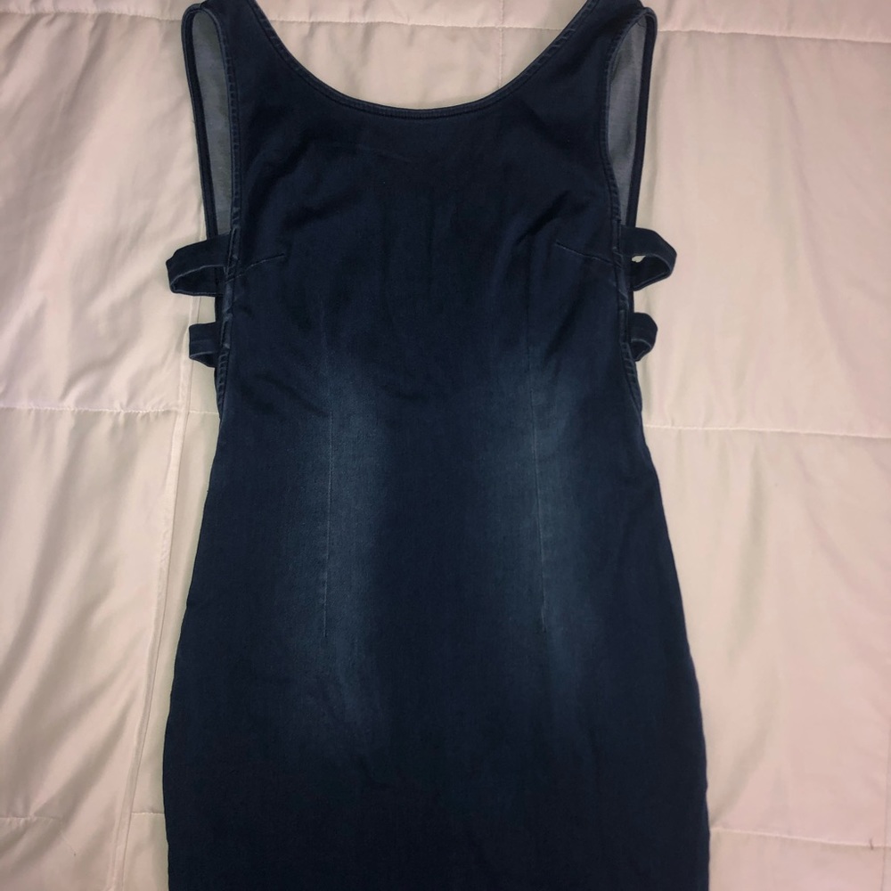 Denim dress size small